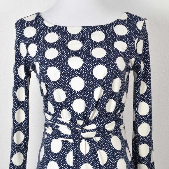 Boden Michelle Jersey Dress Polka Dot - 6 - Picture 2 of 9